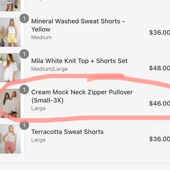 Brand New WOT Kimberly Cowl Neck Cream Sweatshirt - Picture 6 of 6